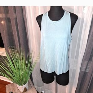 Light Blue Dri- Fit Racerback tank. SIZE large- NEVER WORN- NO TAGS